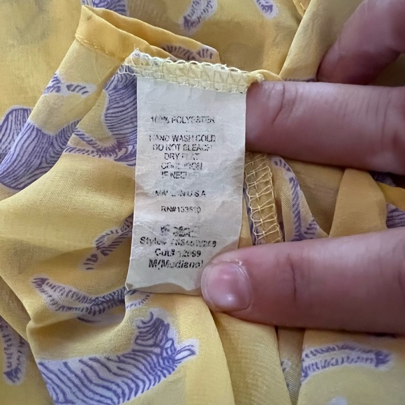 Sweet Claire Sheer Zebra Top Medium - Picture 4 of 7